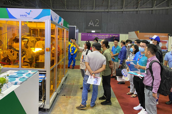 Ảnh bài viết: VNAS trình diễn trạm hàn tiêu chuẩn tại triển lãm MTA Hanoi 2022